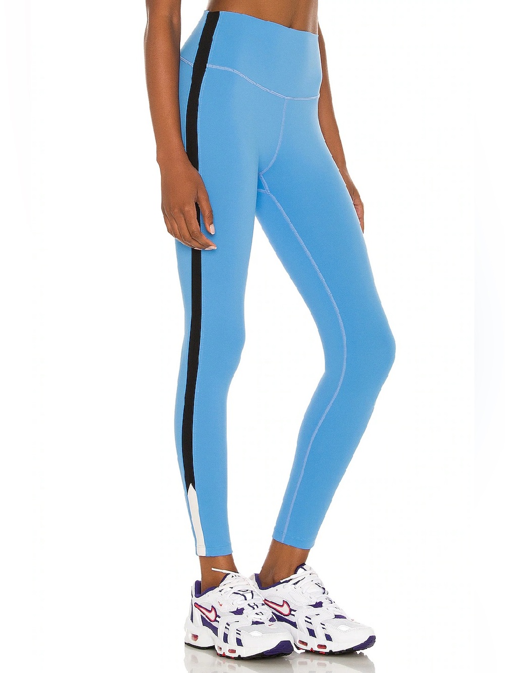 Splits59 Monah High Waist Techflex 7/8 Leggings Cloudy Sky Blue Size Small